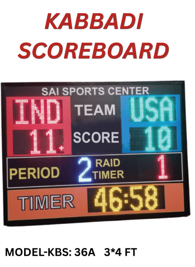 KABBADI SCOREBOARD ( KBS : 36A )