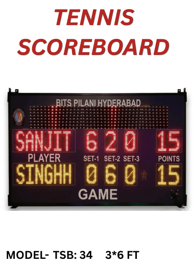 TENNIS SCOREBOARD ( TSB: 34)